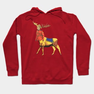 Mountie Moose Centaur Hoodie